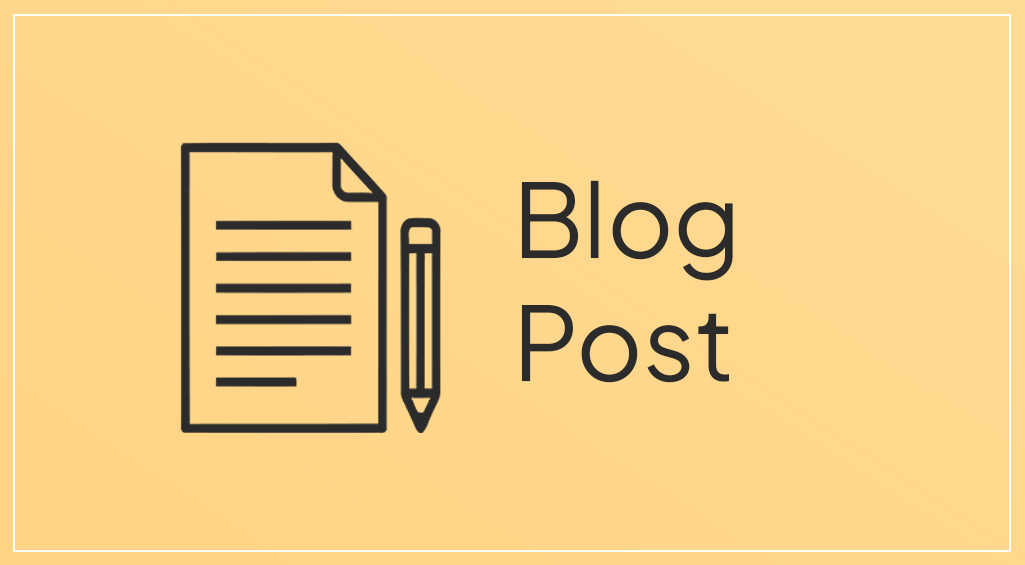 Blog post featured image card